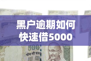 黑户逾期如何快速借5000元?这些方法或许能帮到你 黑户逾期如何快速借5000元?这些方法或许能帮到你