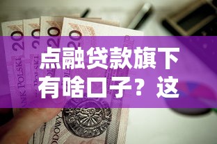 点融贷款旗下有啥口子?这几款产品值得一试! 点融贷款旗下有啥口子?这几款产品值得一试!