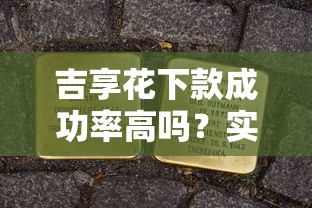 吉享花下款成功率高吗?实测分析平台资质与申请技巧 吉享花下款成功率高吗?实测分析平台资质与申请技巧