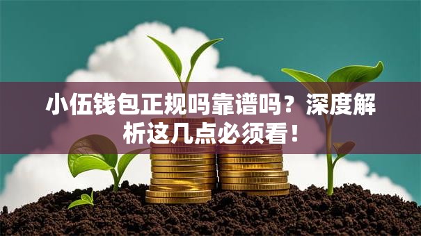 小伍钱包正规吗靠谱吗?深度解析这几点必须看! 小伍钱包正规吗靠谱吗?深度解析这几点必须看!