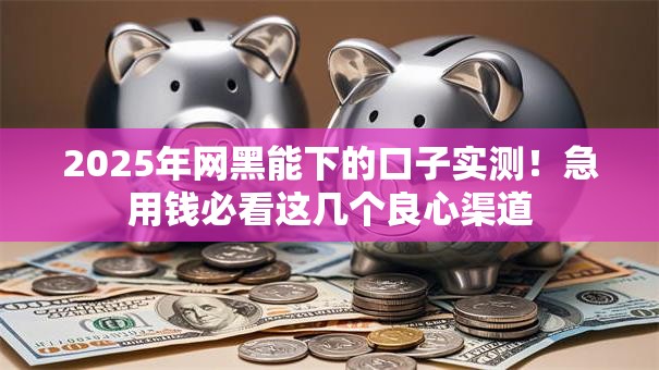 2025年网黑能下的口子实测!急用钱必看这几个良心渠道 2025年网黑能下的口子实测!急用钱必看这几个良心渠道
