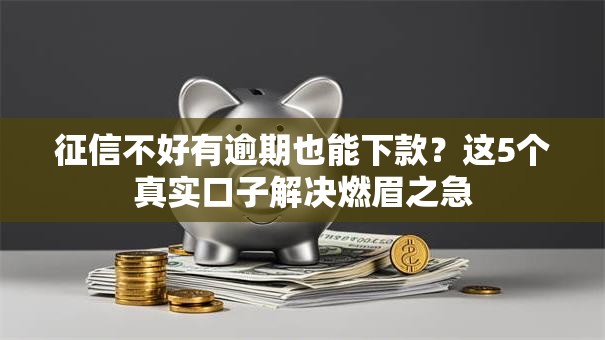 征信不好有逾期也能下款?这5个真实口子解决燃眉之急 征信不好有逾期也能下款?这5个真实口子解决燃眉之急