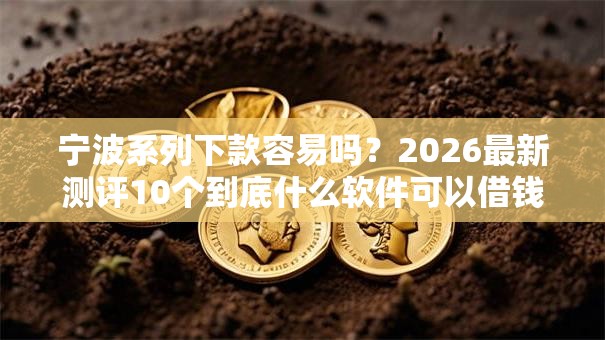 宁波系列下款容易吗？2026最新测评10个到底什么软件可以借钱黑户