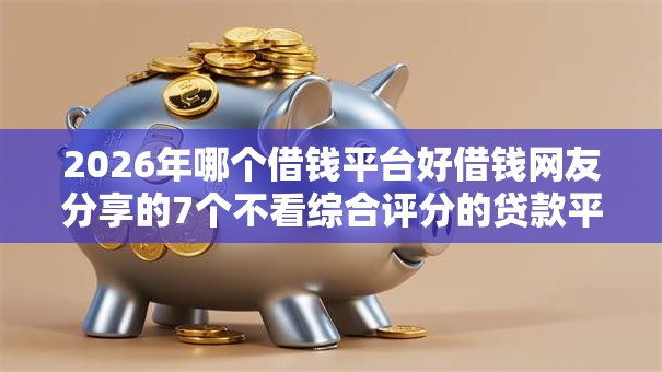 2026年哪个借钱平台好借钱网友分享的7个不看综合评分的贷款平台我觉得不错！