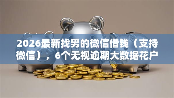 2026最新找男的微信借钱（支持微信），6个无视逾期大数据花户黑户平台无私分享