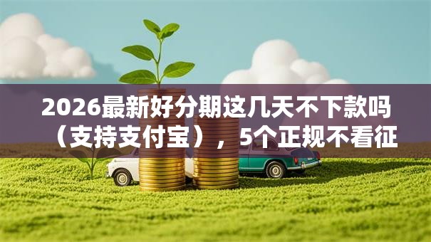 2026最新好分期这几天不下款吗（支持支付宝），5个正规不看征信的小额贷款软件无私分享