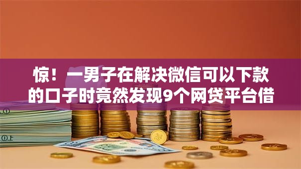 惊！一男子在解决微信可以下款的口子时竟然发现9个网贷平台借款最容易，事后分享了出来