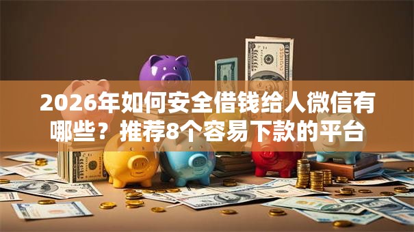 2026年如何安全借钱给人微信有哪些？推荐8个容易下款的平台