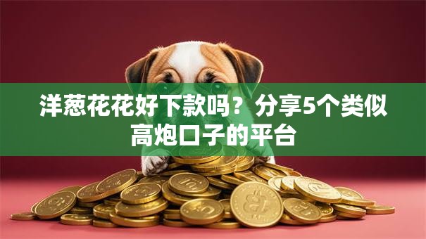洋葱花花好下款吗？分享5个类似高炮口子的平台