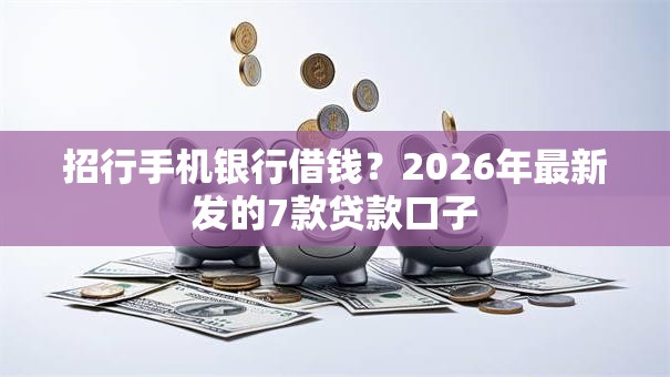 招行手机银行借钱？2026年最新发的7款贷款口子