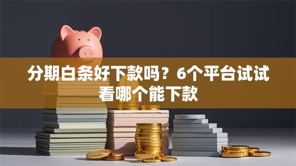 分期白条好下款吗？6个平台试试看哪个能下款