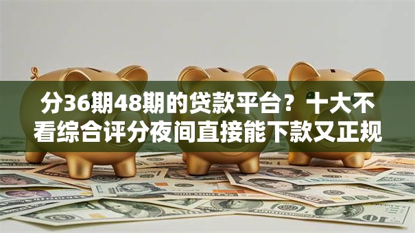 分36期48期的贷款平台?十大不看综合评分夜间直接能下款又正规的平台推荐 分36期48期的贷款平台?十大不看综合评分夜间直接能下款又正规的平台推荐