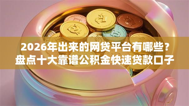 2026年出来的网贷平台有哪些？盘点十大靠谱公积金快速贷款口子