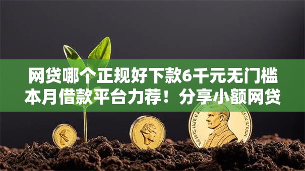 网贷哪个正规好下款6千元无门槛本月借款平台力荐！分享小额网贷口子6千元无门槛借款