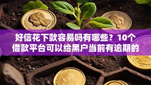 好信花下款容易吗有哪些？10个借款平台可以给黑户当前有逾期的借款一万推荐给你
