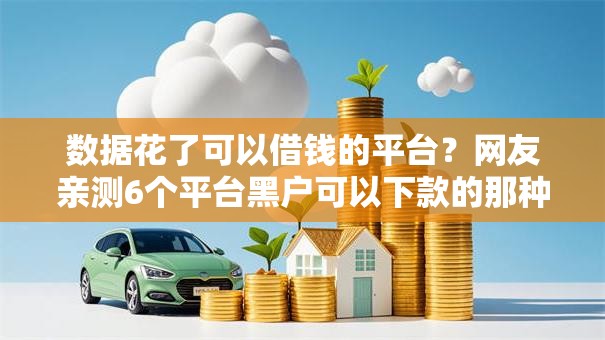 数据花了可以借钱的平台？网友亲测6个平台黑户可以下款的那种盘点