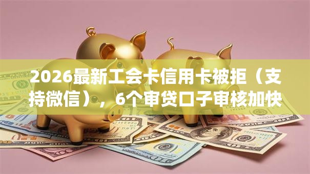 2026最新工会卡信用卡被拒（支持微信），6个审贷口子审核加快的app无私分享