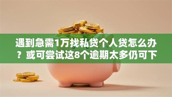 遇到急需1万找私贷个人贷怎么办？或可尝试这8个逾期太多仍可下款的软件