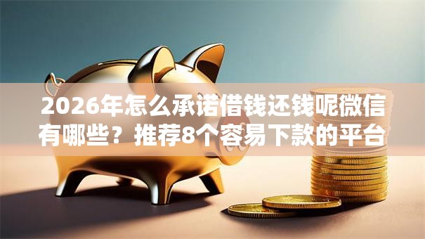 2026年怎么承诺借钱还钱呢微信有哪些？推荐8个容易下款的平台