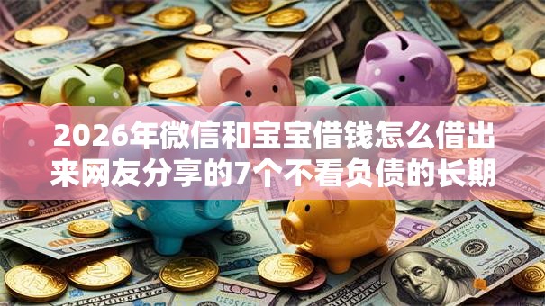 2026年微信和宝宝借钱怎么借出来网友分享的7个不看负债的长期网贷平台我觉得不错! 2026年微信和宝宝借钱怎么借出来网友分享的7个不看负债的长期网贷平台我觉得不错!