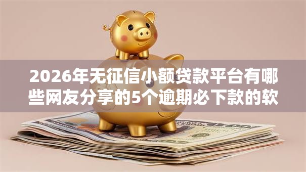 2026年无征信小额贷款平台有哪些网友分享的5个逾期必下款的软件我觉得不错！