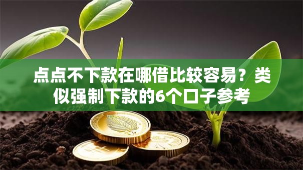 点点不下款在哪借比较容易？类似强制下款的6个口子参考