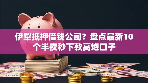 伊犁抵押借钱公司？盘点最新10个半夜秒下款高炮口子