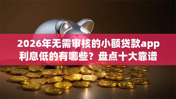 2026年无需审核的小额贷款app利息低的有哪些？盘点十大靠谱无视黑白必下款的网贷平台