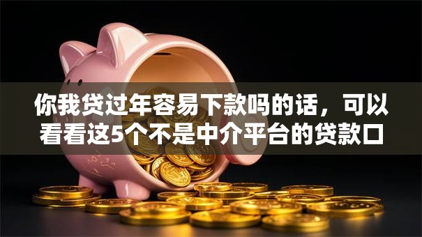 你我贷过年容易下款吗的话，可以看看这5个不是中介平台的贷款口子