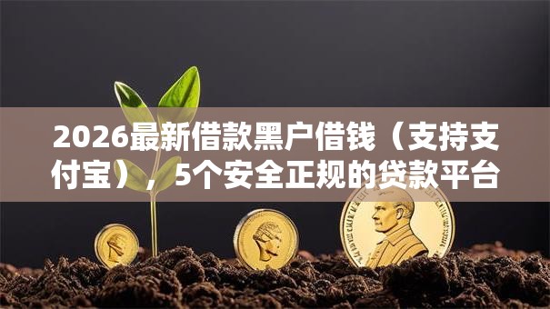 2026最新借款黑户借钱（支持支付宝），5个安全正规的贷款平台无私分享