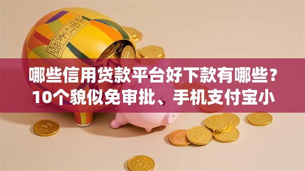 哪些信用贷款平台好下款有哪些？10个貌似免审批、手机支付宝小额贷款的app合集