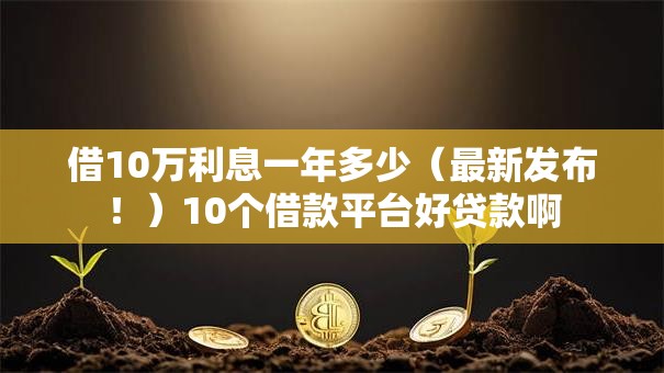 借10万利息一年多少（最新发布！）10个借款平台好贷款啊