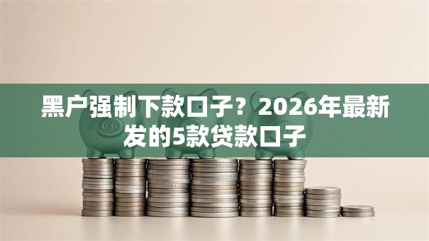 黑户强制下款口子?2026年最新发的5款贷款口子 黑户强制下款口子?2026年最新发的5款贷款口子