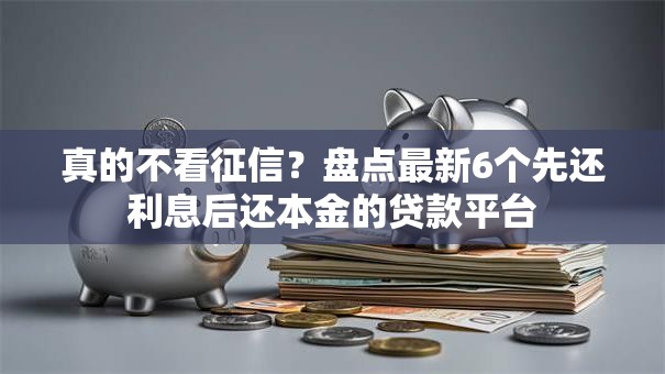 真的不看征信？盘点最新6个先还利息后还本金的贷款平台