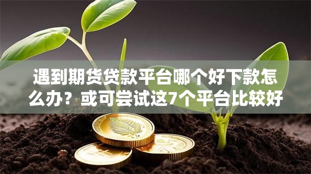 遇到期货贷款平台哪个好下款怎么办？或可尝试这7个平台比较好贷款