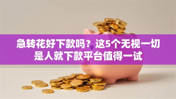 急转花好下款吗？这5个无视一切是人就下款平台值得一试