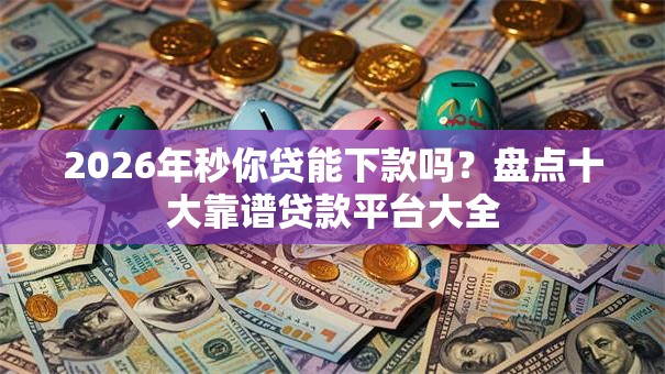2026年秒你贷能下款吗？盘点十大靠谱贷款平台大全