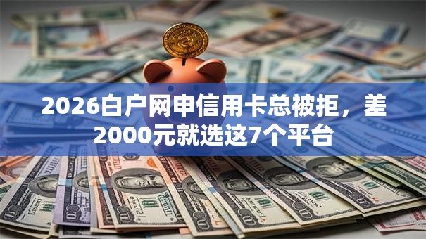 2026白户网申信用卡总被拒，差2000元就选这7个平台
