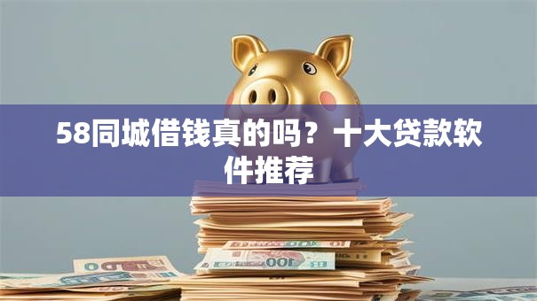 58同城借钱真的吗？十大贷款软件推荐