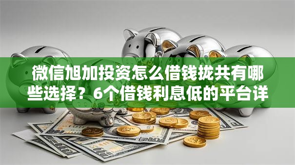 微信旭加投资怎么借钱拢共有哪些选择？6个借钱利息低的平台详解