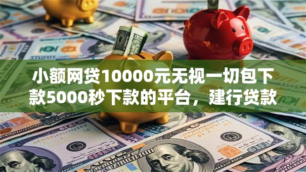 小额网贷10000元无视一切包下款5000秒下款的平台，建行贷款哪个好下款的8个平台介绍