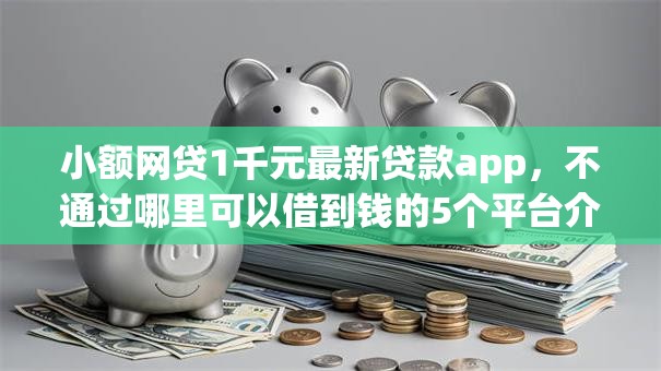 小额网贷1千元最新贷款app，不通过哪里可以借到钱的5个平台介绍