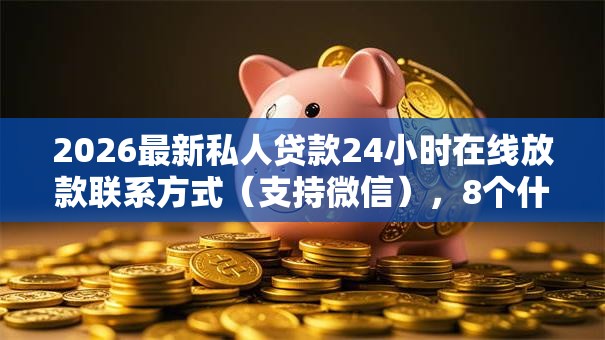 2026最新私人贷款24小时在线放款联系方式（支持微信），8个什么贷款平台不查征信无私分享