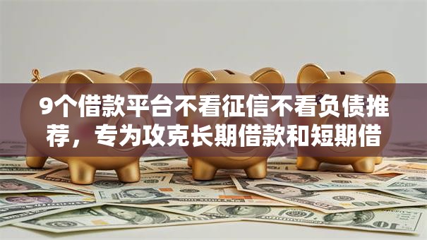 9个借款平台不看征信不看负债推荐，专为攻克长期借款和短期借款难题