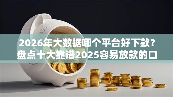 2026年大数据哪个平台好下款？盘点十大靠谱2025容易放款的口子