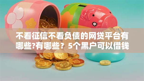 不看征信不看负债的网贷平台有哪些?有哪些？5个黑户可以借钱的平台推荐给你