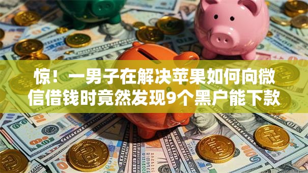 惊！一男子在解决苹果如何向微信借钱时竟然发现9个黑户能下款的借款平台，事后分享了出来