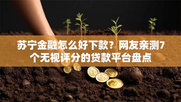 苏宁金融怎么好下款?网友亲测7个无视评分的贷款平台盘点 苏宁金融怎么好下款?网友亲测7个无视评分的贷款平台盘点