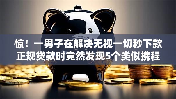 惊！一男子在解决无视一切秒下款正规贷款时竟然发现5个类似携程金融的借钱平台，事后分享了出来