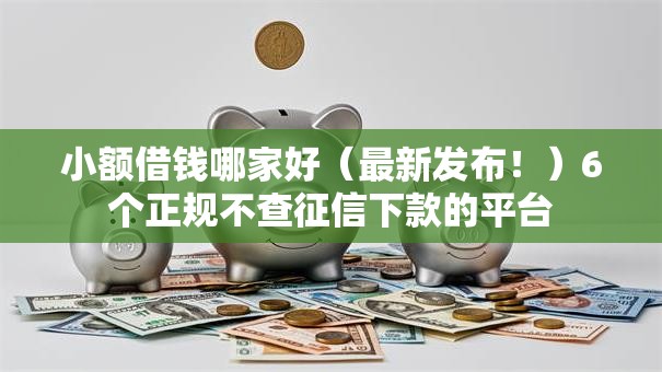 小额借钱哪家好（最新发布！）6个正规不查征信下款的平台